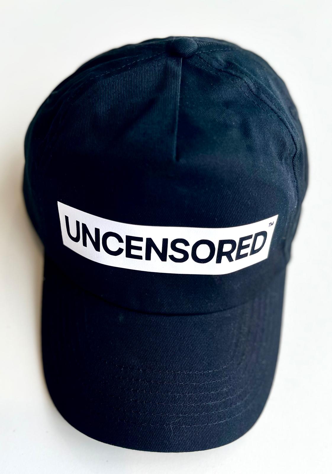 Black Baseball Cap – Adjustable back – Unisex – One Size