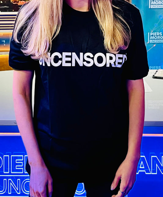 Piers Morgan Uncensored Short Sleeve T-shirt in Black