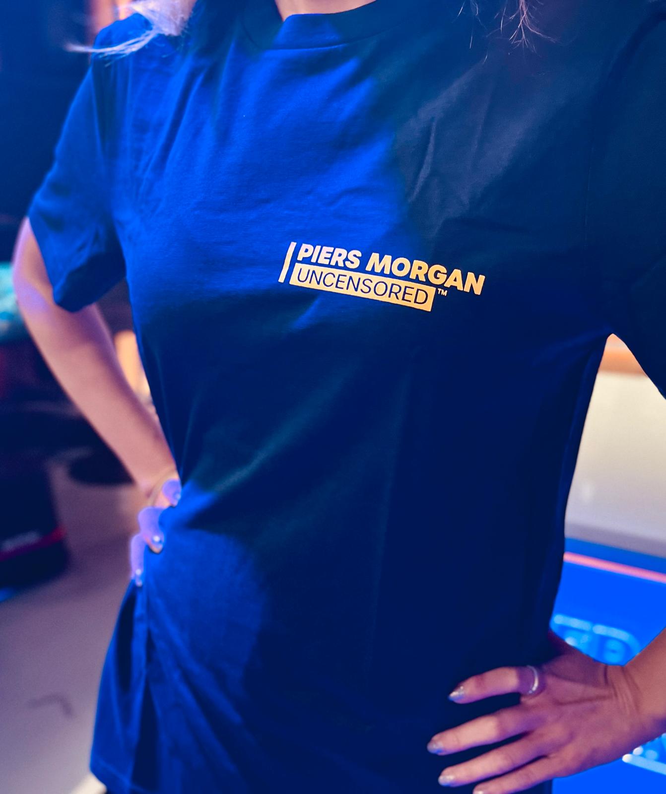 Piers Morgan Uncensored – Navy & Yellow T-Shirt